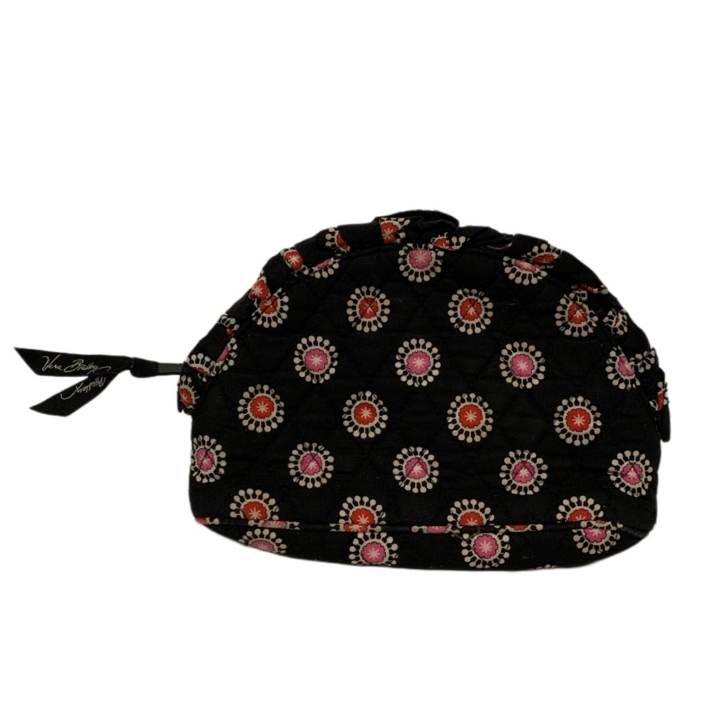 Vera Bradley Parisian Pom Pom Ruffled Makeup Pouch